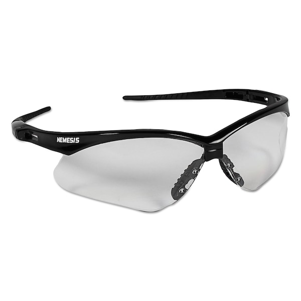 Kleenguard Nemesis, Safety Glasses, Anti-Scratch, Clear Lens, Black Frame 3000354 - main